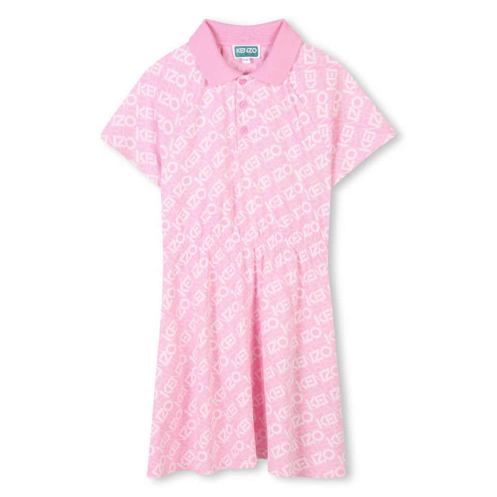Kenzo Kids Logo Polo Dress