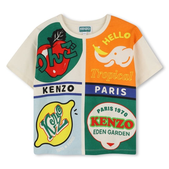 Kenzo Kids Graphic Print T-shirt