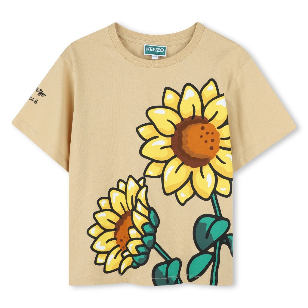 Kenzo Kids Sunflower Print T-shirt