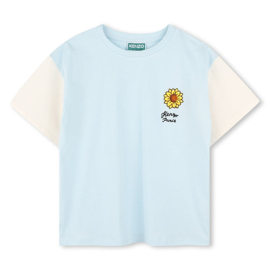 Kenzo Kids Sunflower Embroidery T-shirt