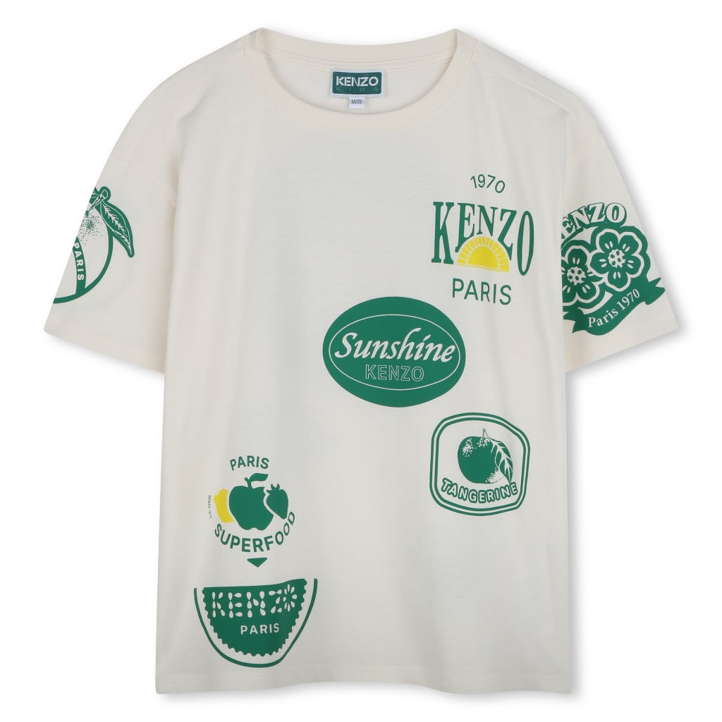 Kenzo Kids Graphic Print T-shirt