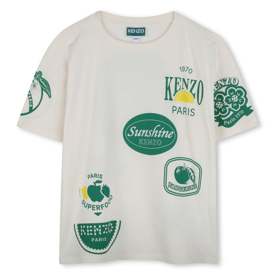 Kenzo Kids Graphic Print T-shirt
