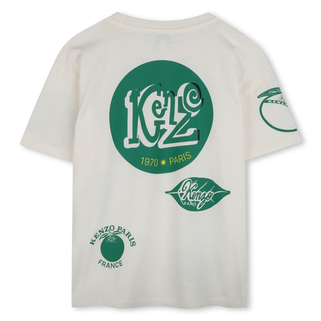 Kenzo Kids Graphic Print T-shirt