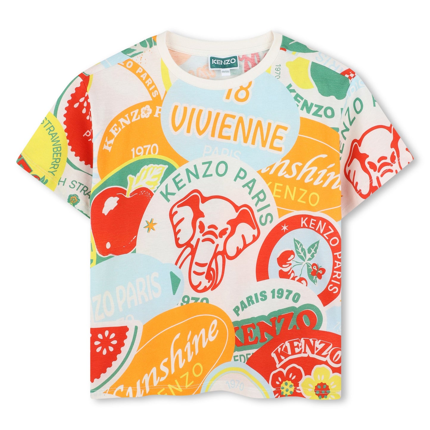 Kenzo Kids Graphic Print T-shirt