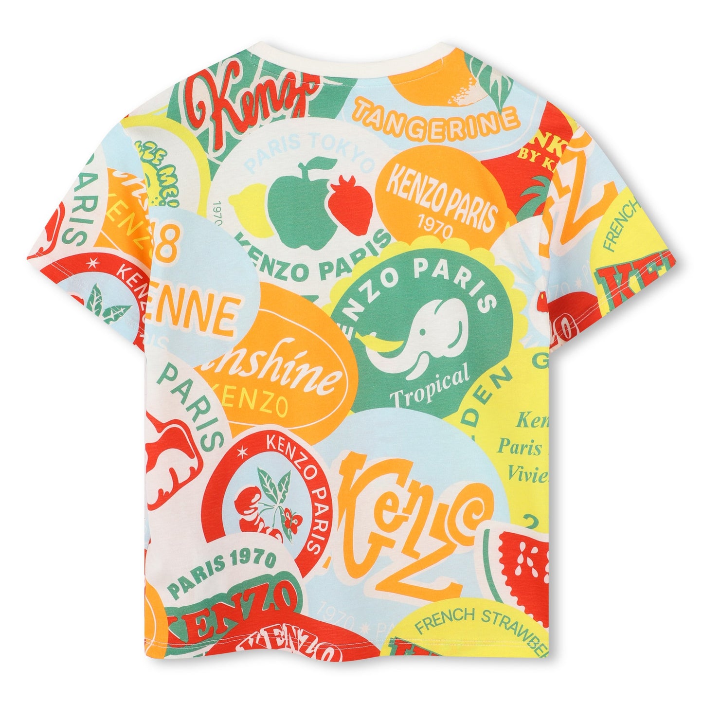 Kenzo Kids Graphic Print T-shirt