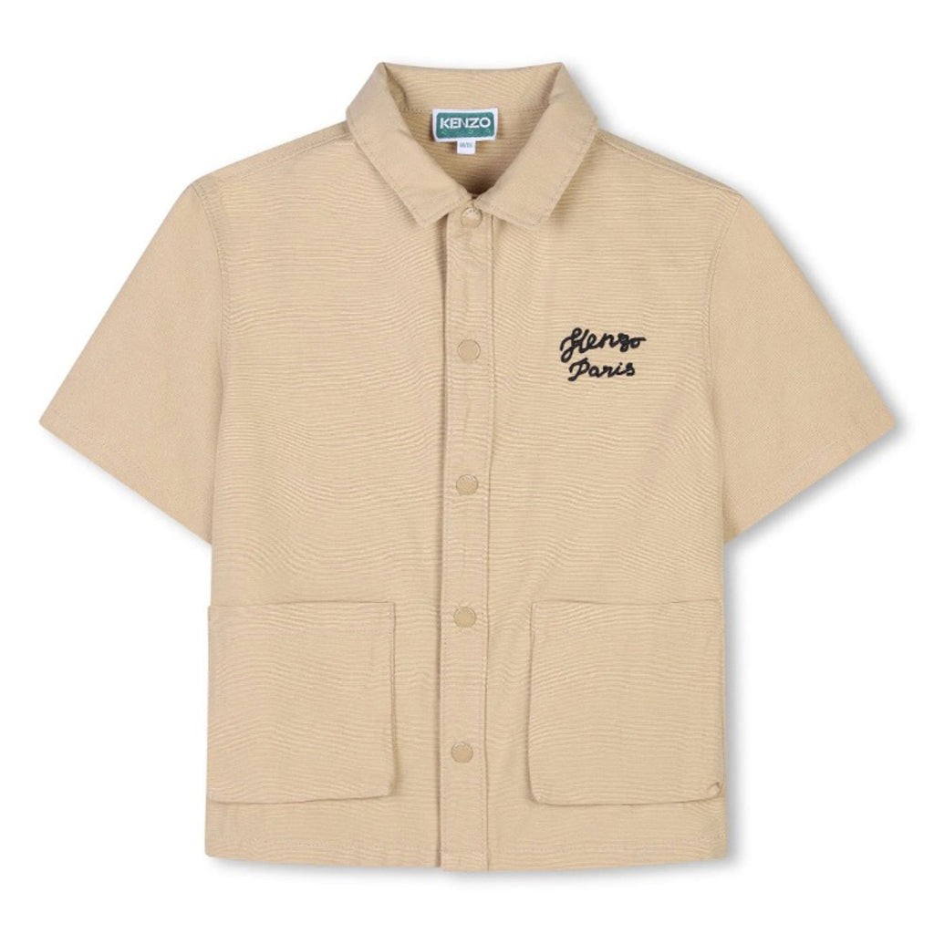 Kenzo Kids Sunflower Short Sleeved Shirt
