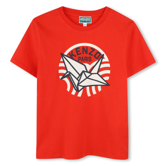 Kenzo Kids Origami Print T-shirt