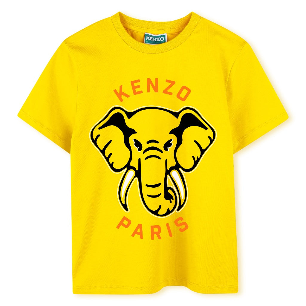 Kenzo Kids Elephant Print T-shirt