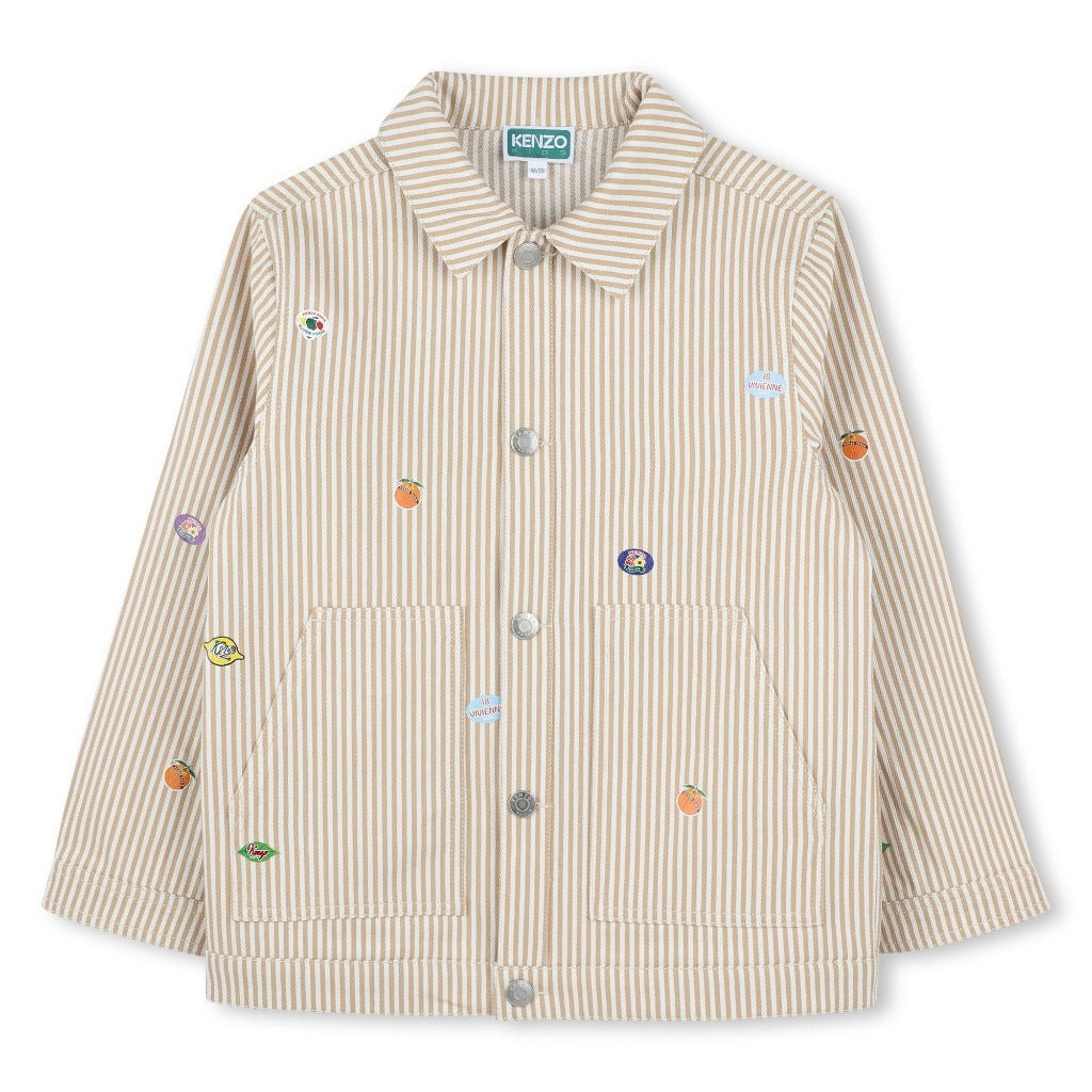 Kenzo Kids Cotton Twill Jacket