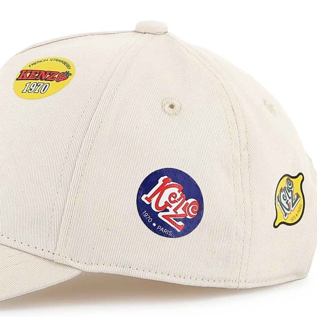 Kenzo Kids Cotton Twill Cap