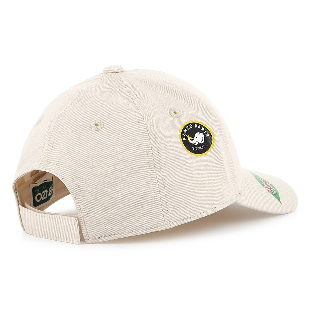 Kenzo Kids Cotton Twill Cap