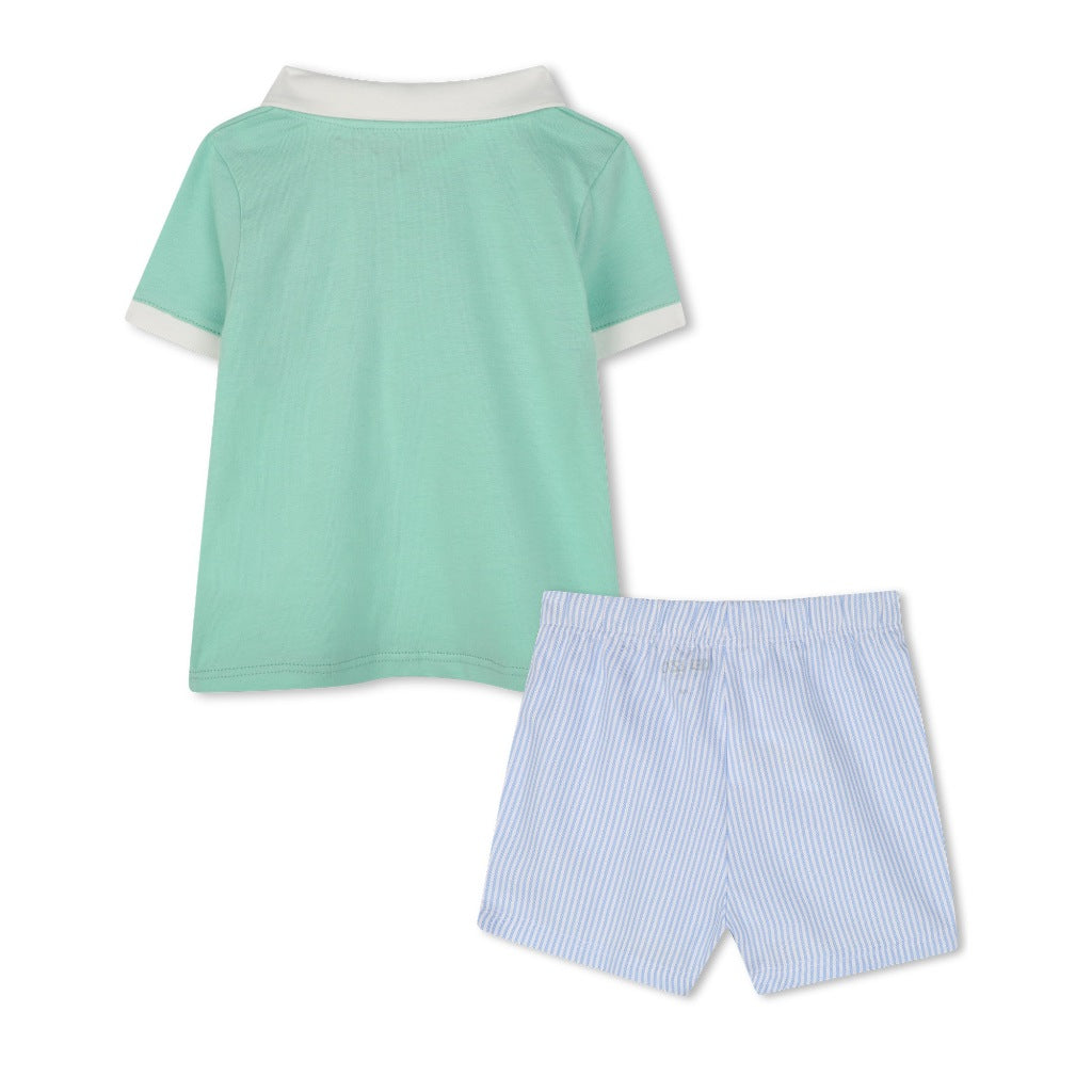 Kenzo Kids Polo Shirt and Shorts Set
