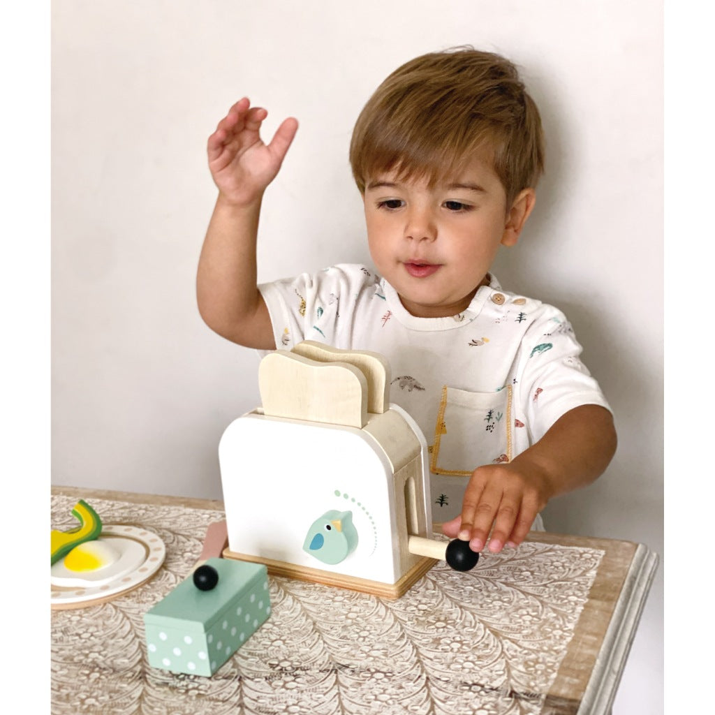 Tender Leaf Toys Mini Chef Breakfast Toaster Set