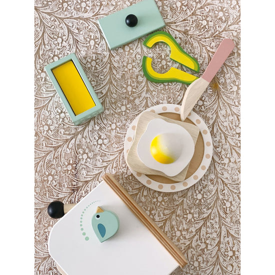 Tender Leaf Toys Mini Chef Breakfast Toaster Set