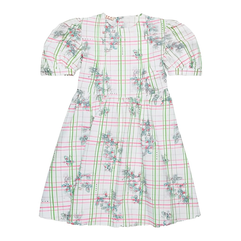Marni Kids Floral and Check Pattern Dress