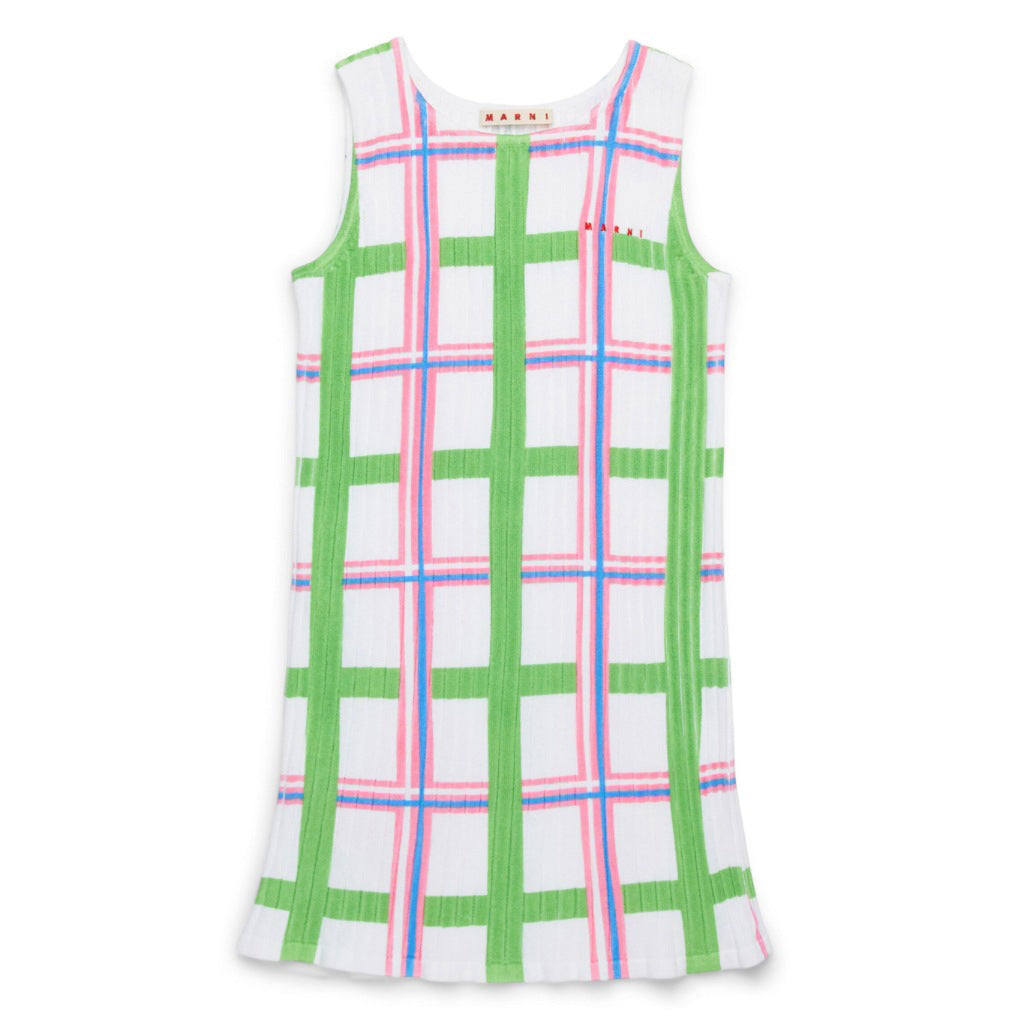 Marni Kids Check Pattern Dress