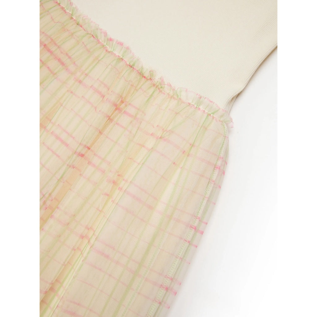 Marni Kids Check Pattern T-shirt Dress