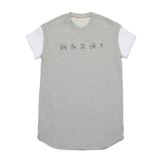 Marni Kids Logo T-shirt Dress