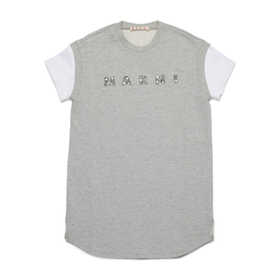 Marni Kids Logo T-shirt Dress