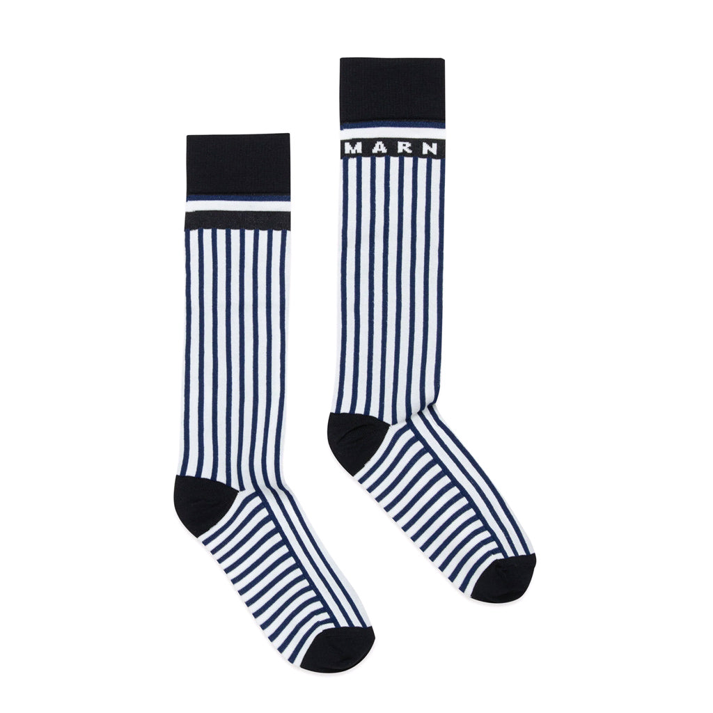 Marni Kids Logo Ankle Socks