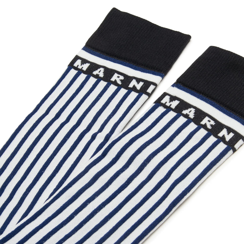 Marni Kids Logo Ankle Socks