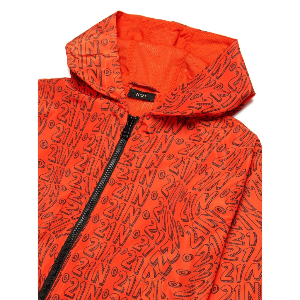 N°21 Kids Hooded Jacket