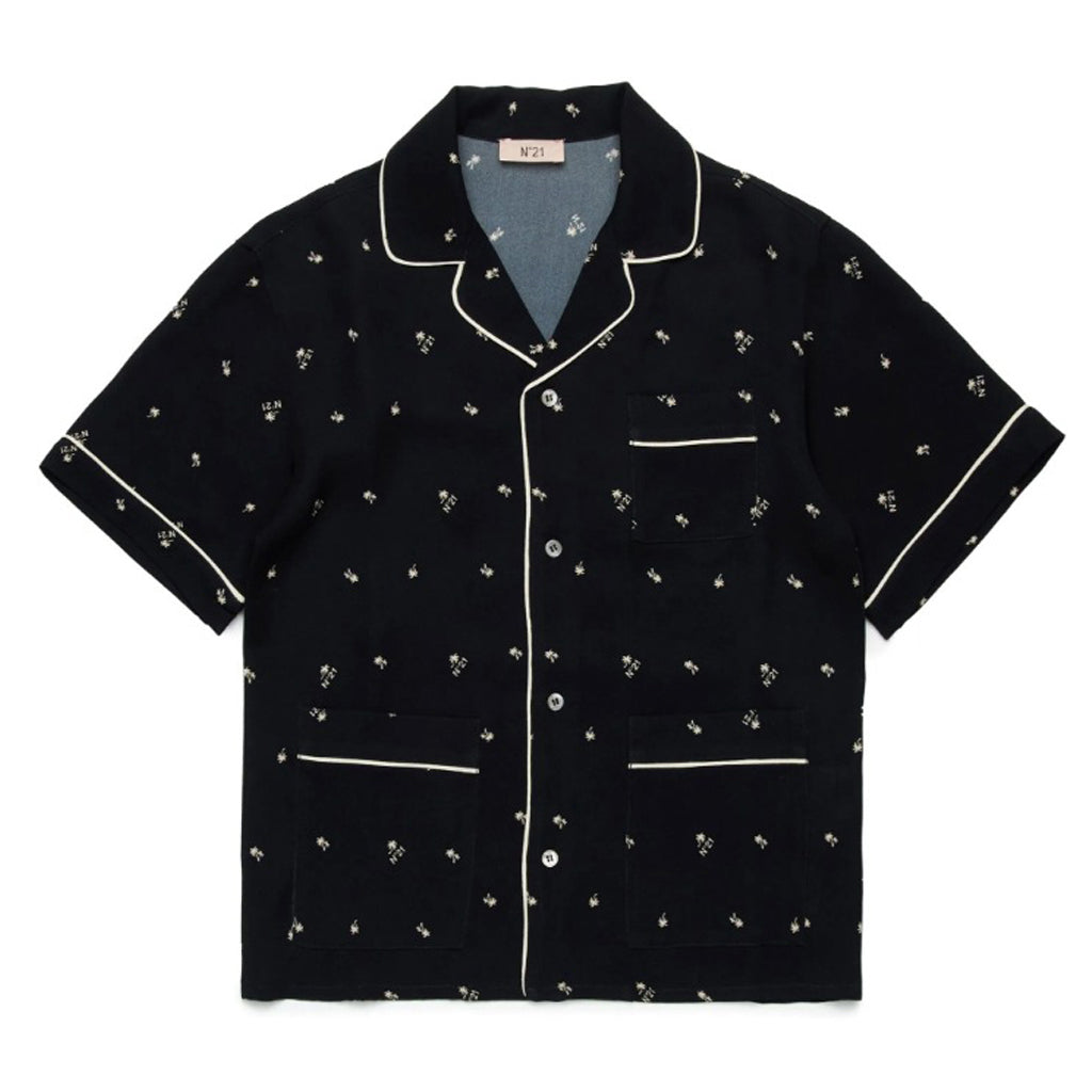 N°21 Kids Short Sleeve Shirt