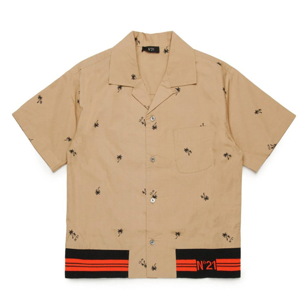 N°21 Kids Short Sleeve Shirt