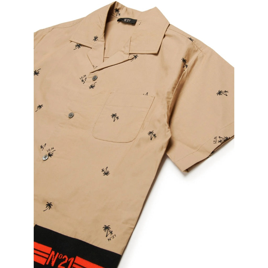 N°21 Kids Short Sleeve Shirt