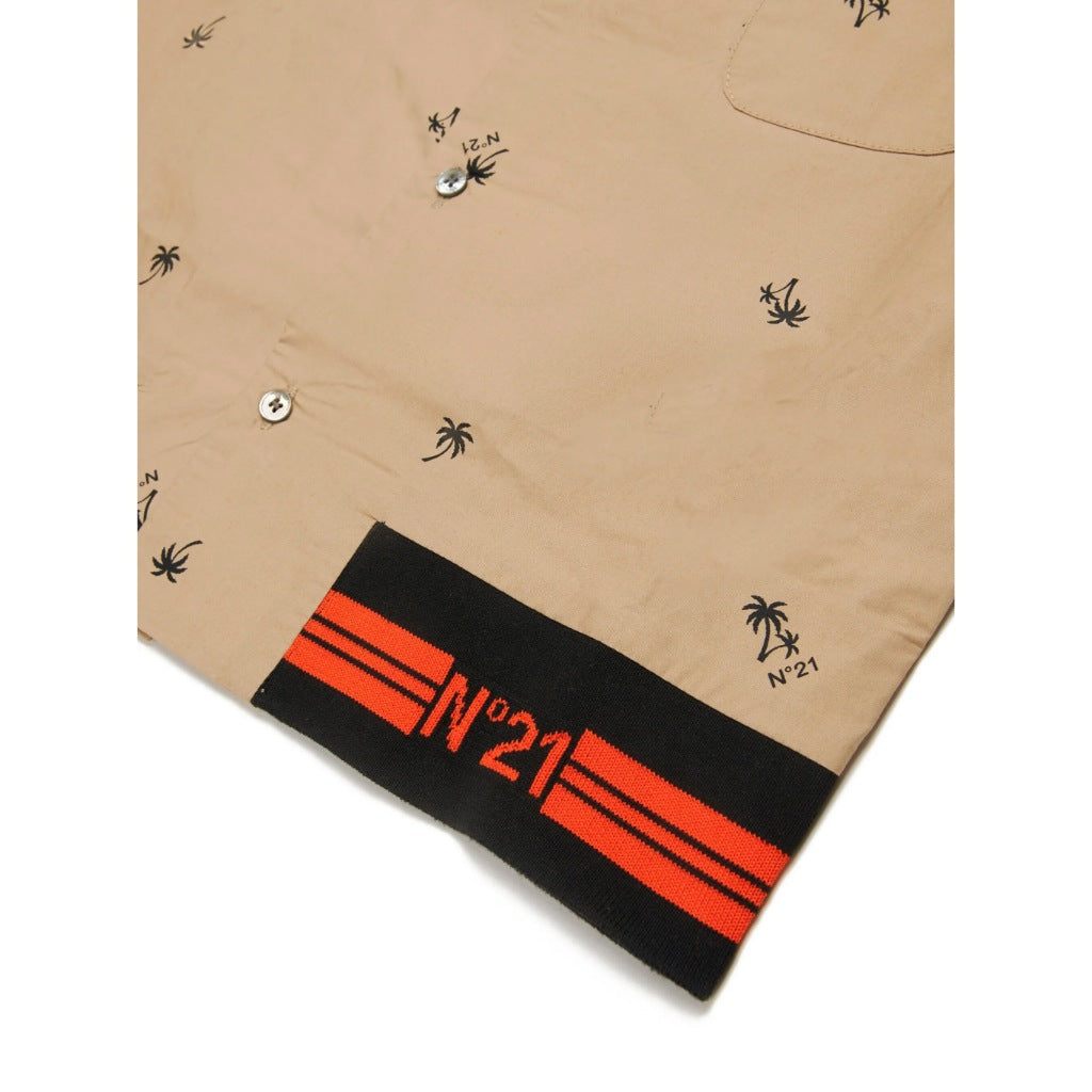 N°21 Kids Short Sleeve Shirt
