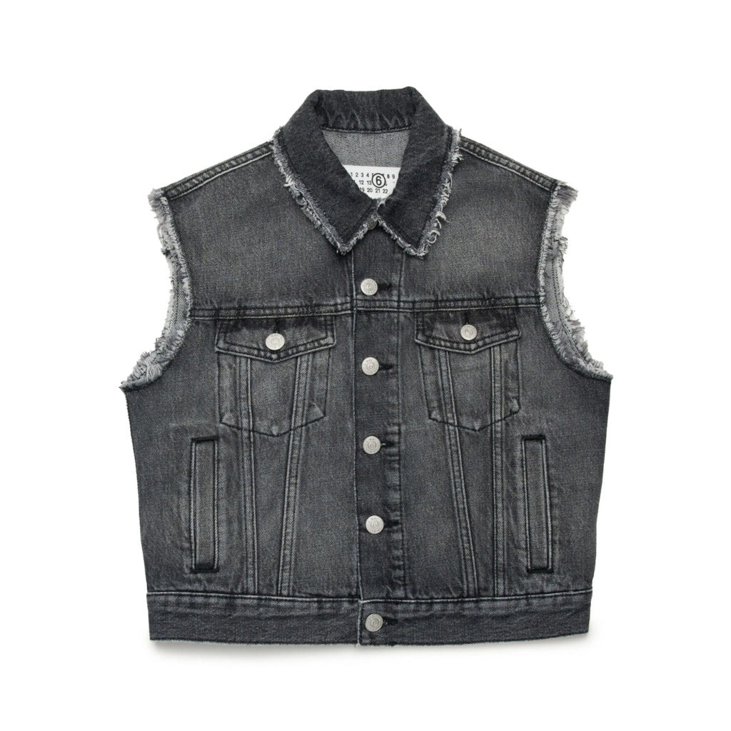 MM6 Kids Denim Vest