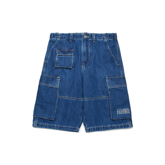 MM6 Kids Denim Cargo Shorts