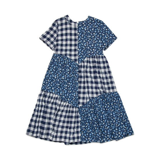 MAX&Co. Kids Gingham and Floral Pattern Dress