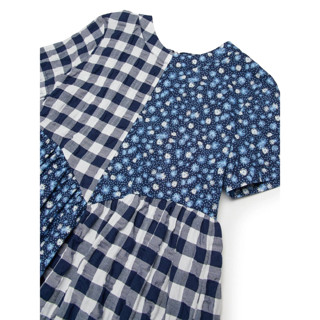 MAX&Co. Kids Gingham and Floral Pattern Dress