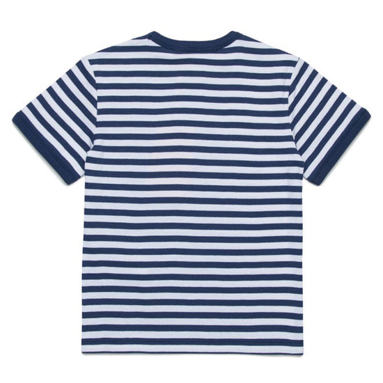 MAX&Co. Kids Striped Logo T-shirt
