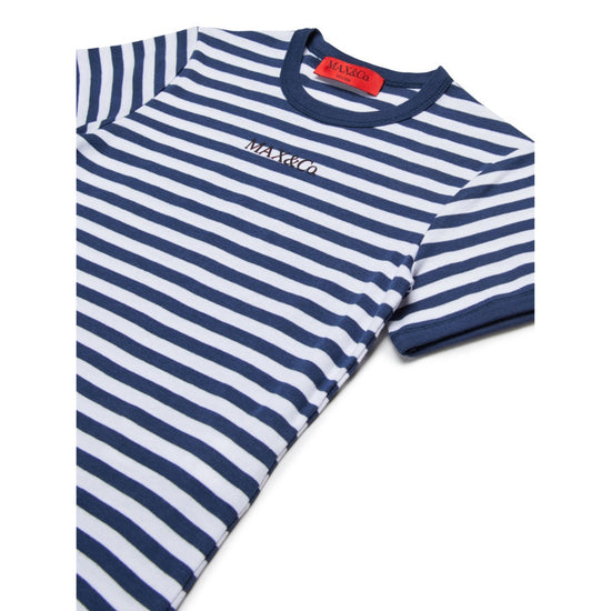 Load image into Gallery viewer, MAX&amp;amp;Co. Kids Striped Logo T-shirt
