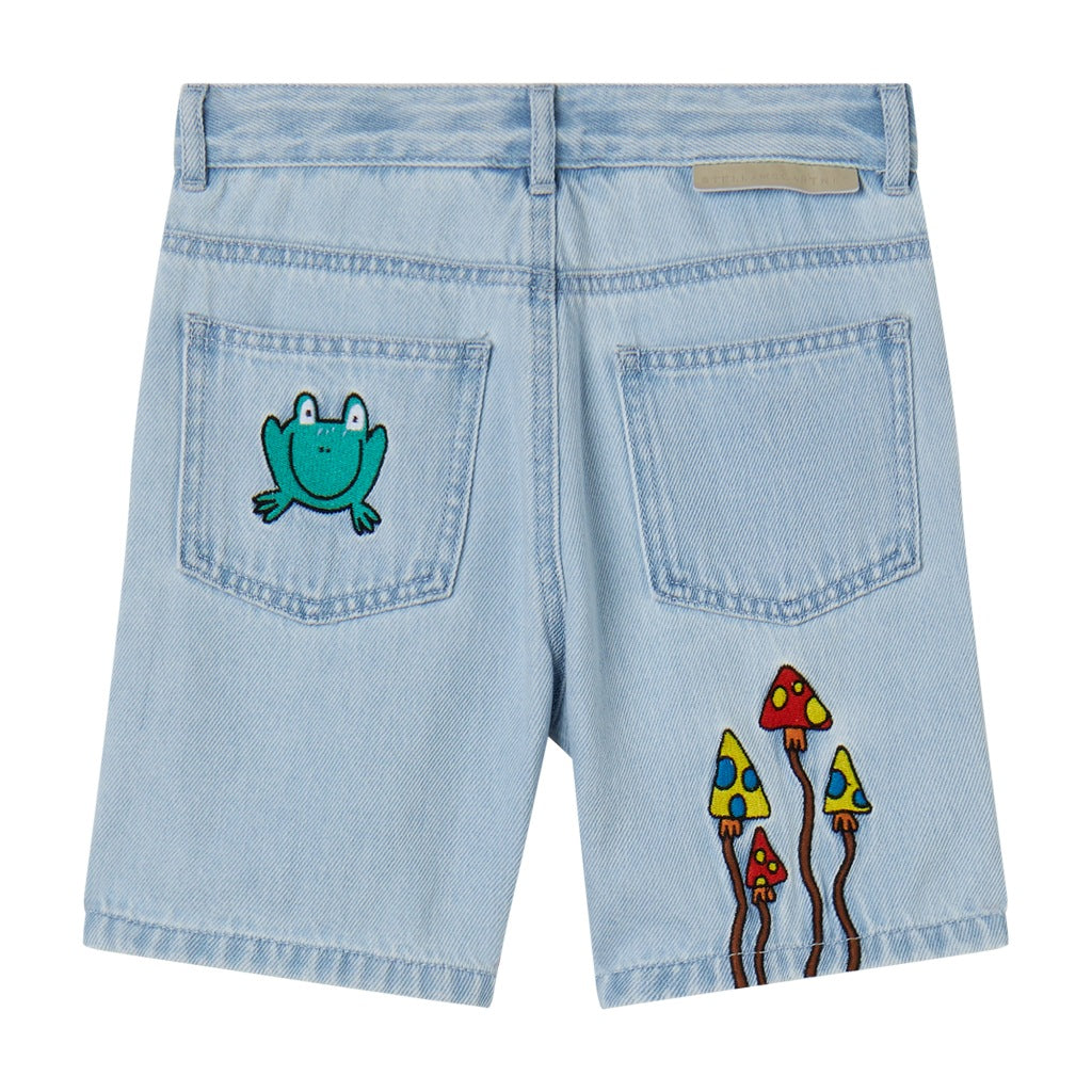 Stella McCartney Kids Woodland Friends Denim Shorts