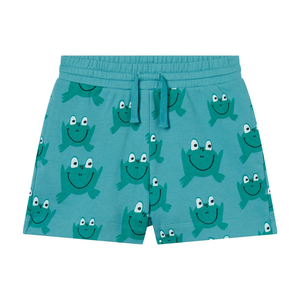 Stella McCartney Kids Frog All-Over Print Shorts