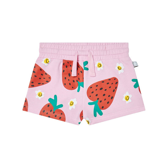 Stella McCartney Kids Strawberries Flowers All-Over Print Shorts