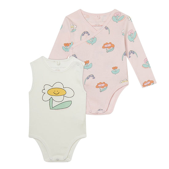 Stella McCartney Kids Flowers Two-Piece Romper Gift Set