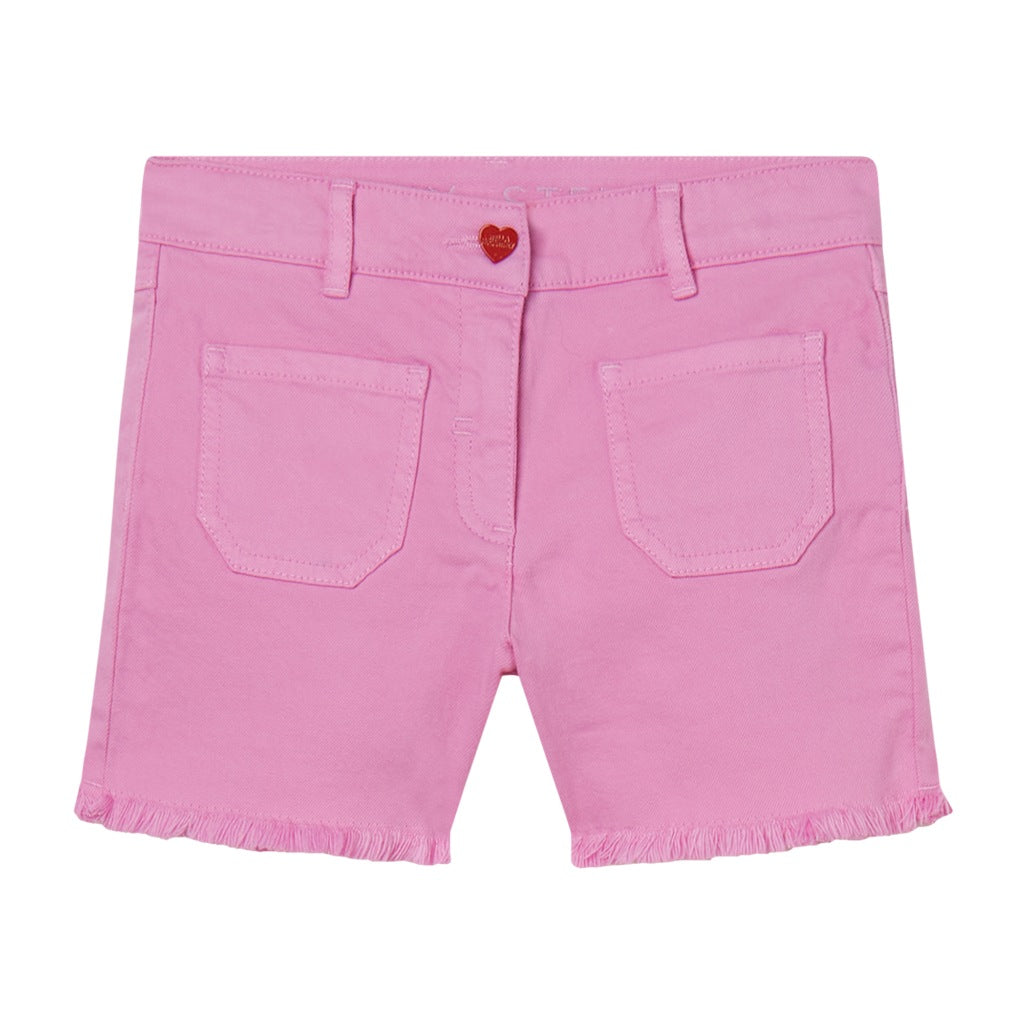 Stella McCartney Kids Cotton Gabardine Shorts