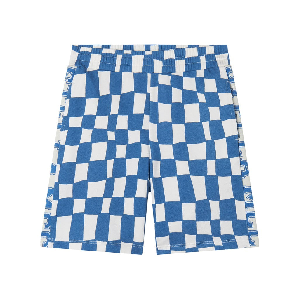 Stella McCartney Kids Checkboard All-Over Print Shorts
