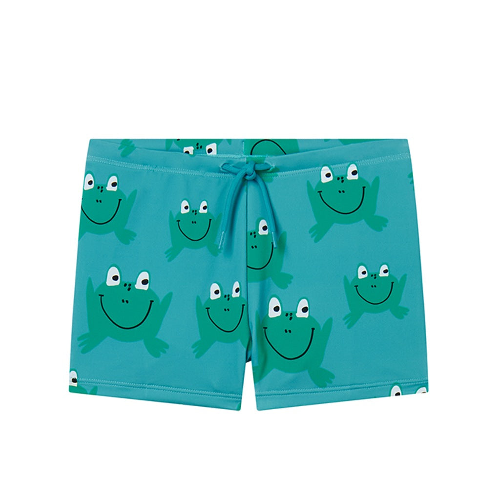 Stella McCartney Kids Frog All-Over Print Swim Shorts