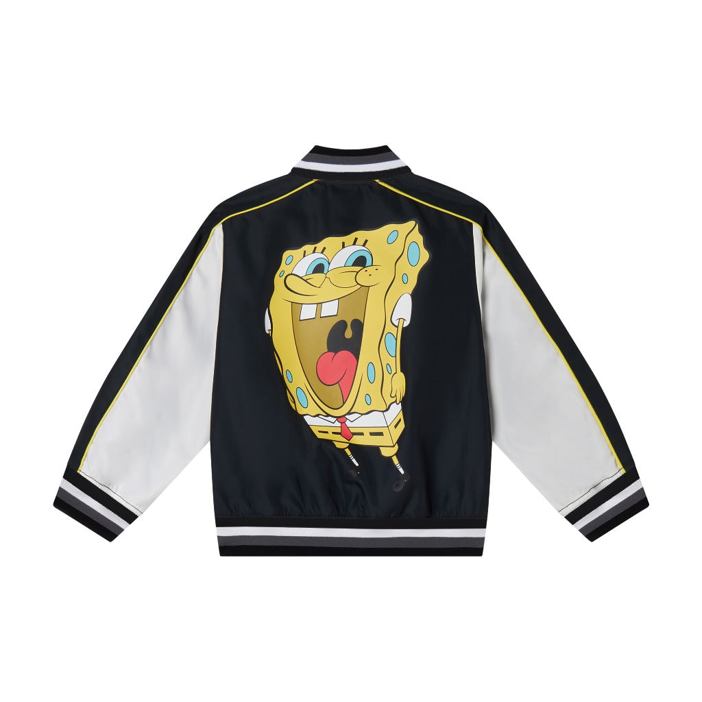 Stella McCartney Kids SpongeBob Varsity Bomber Jacket