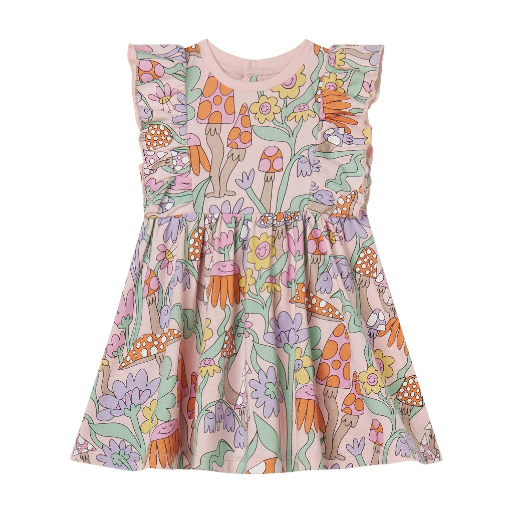 Stella McCartney Kids Fairyland All-Over Print Dress