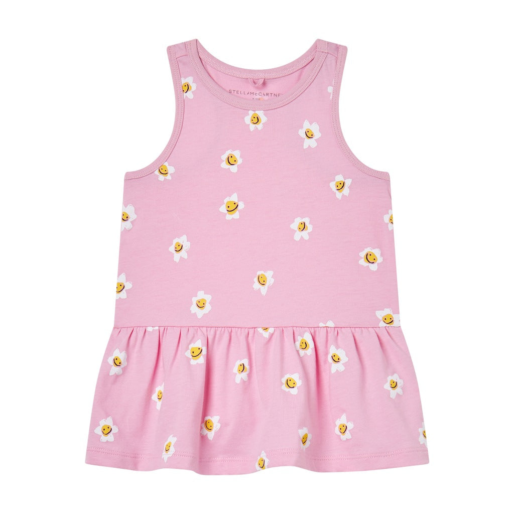 Stella McCartney Kids Flowers All-Over Print Dress