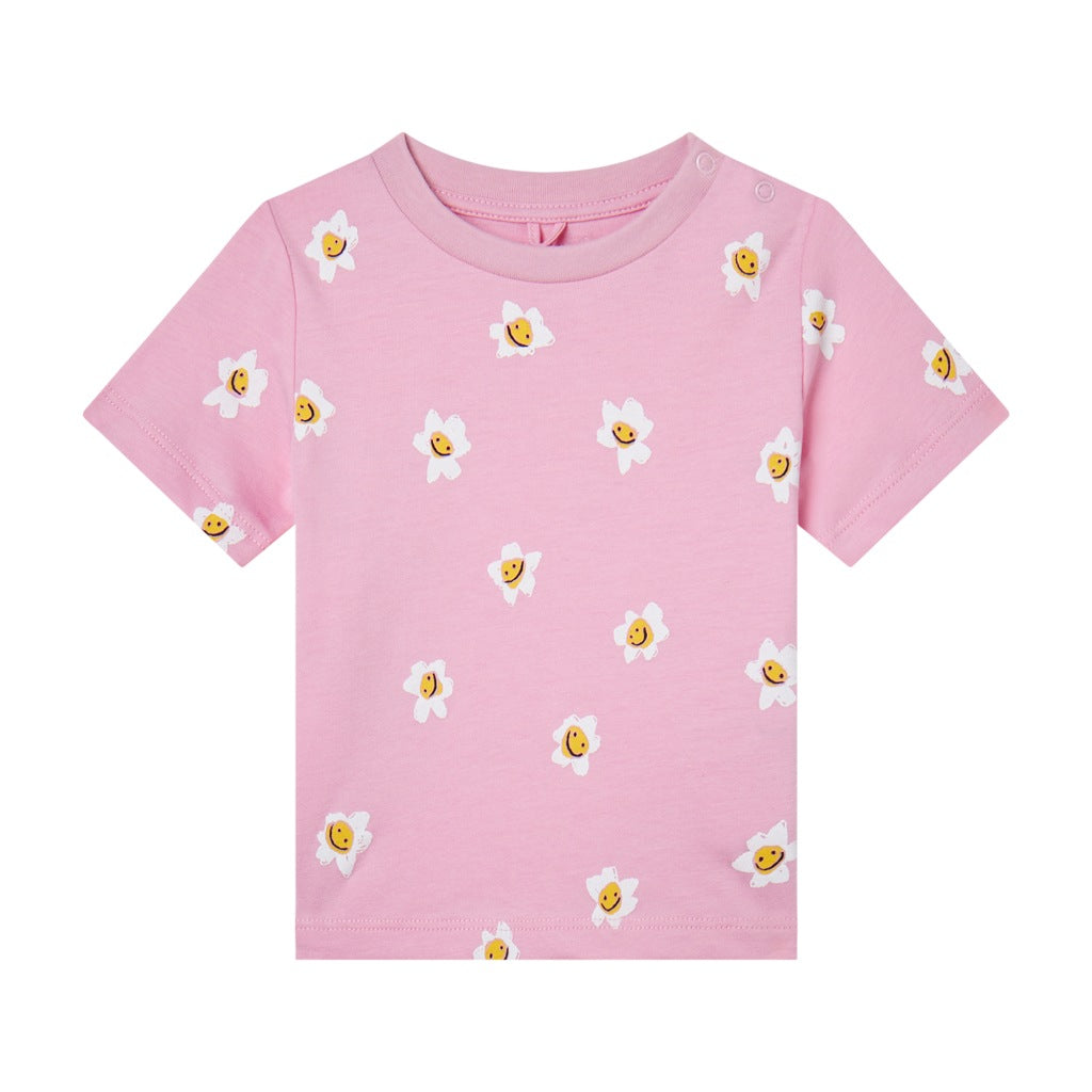 Stella McCartney Kids Flowers All-Over Print T-shirt
