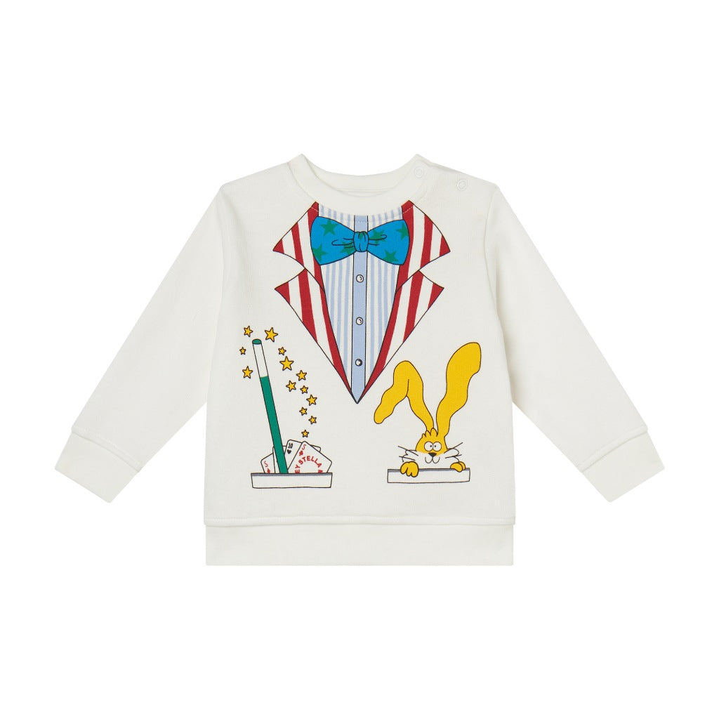 Stella McCartney Kids Magician Bunny Print Sweatshirt