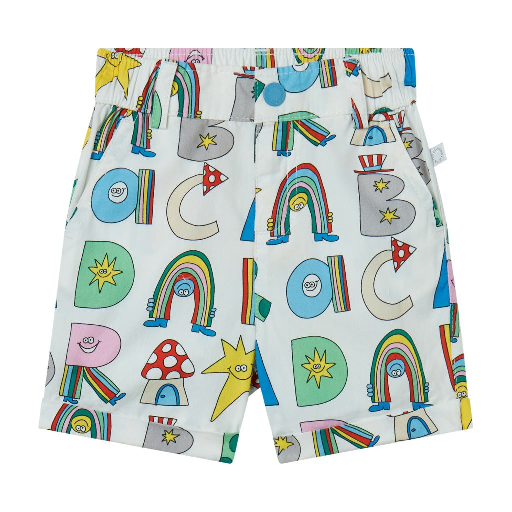 Stella McCartney Kids Abracadabra All-Over Print Shorts