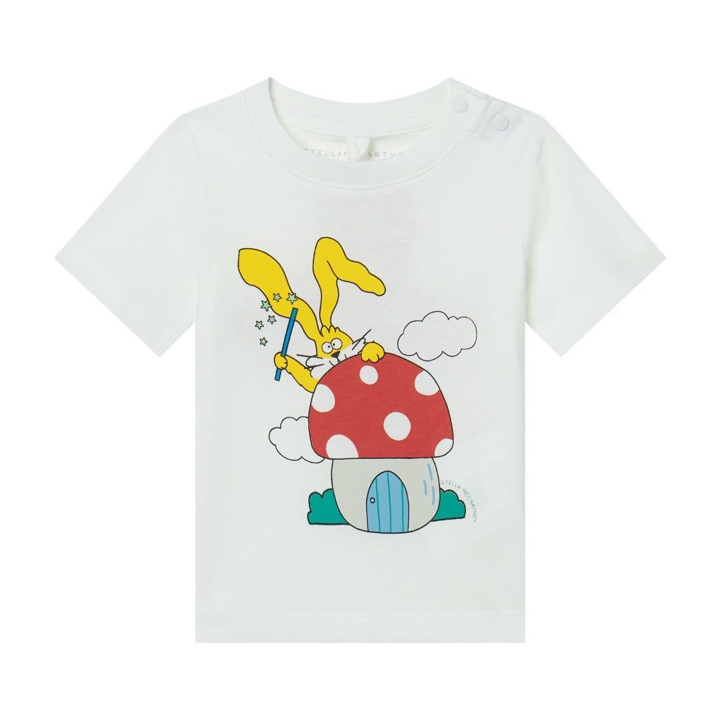 Stella McCartney Kids Magician Bunny Print T-shirt